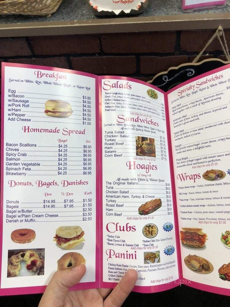 Menu page 1