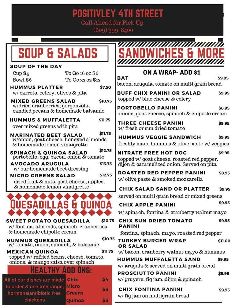 Menu page 2