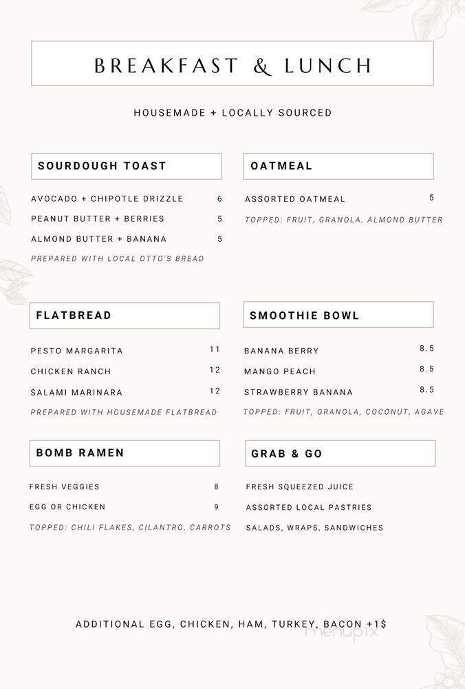 Menu page 3