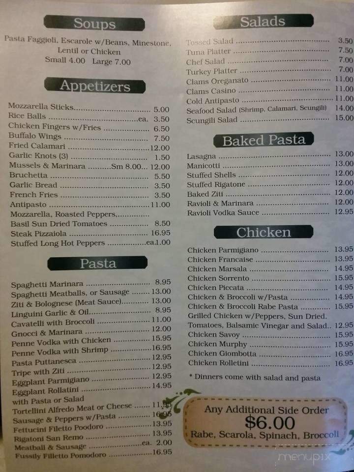 Menu page 2