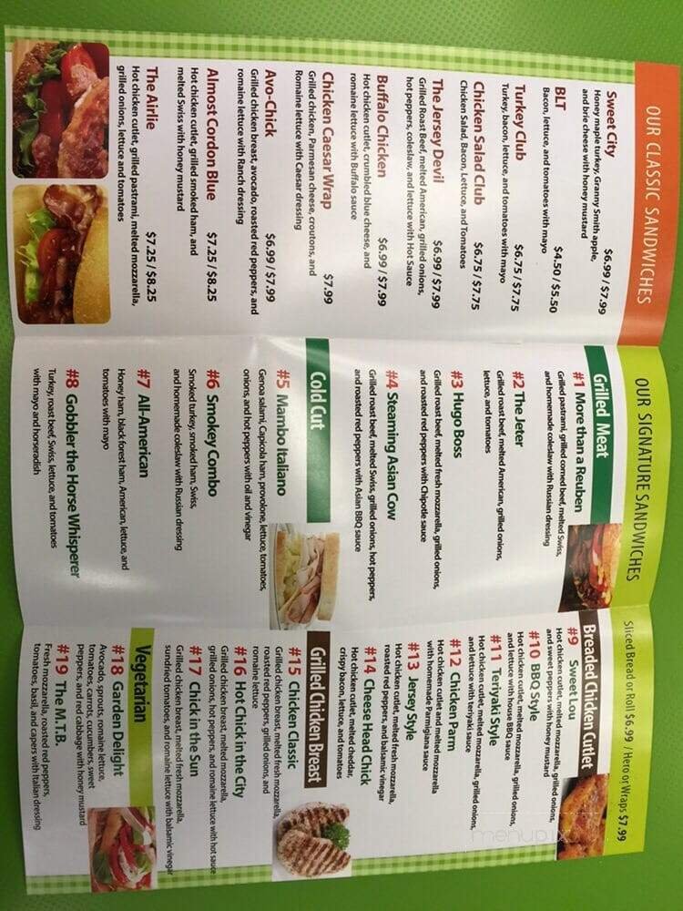 Menu page 1