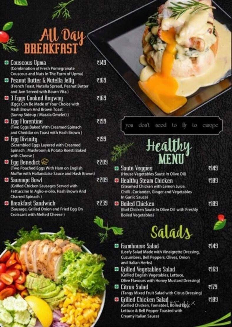 Menu page 1