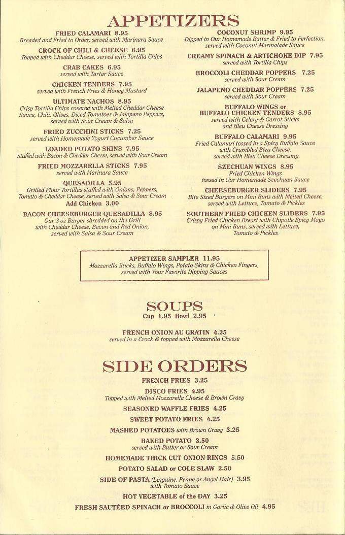 Menu page 2