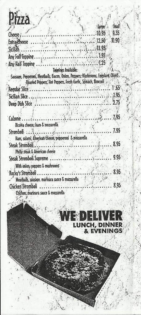 Menu page 2