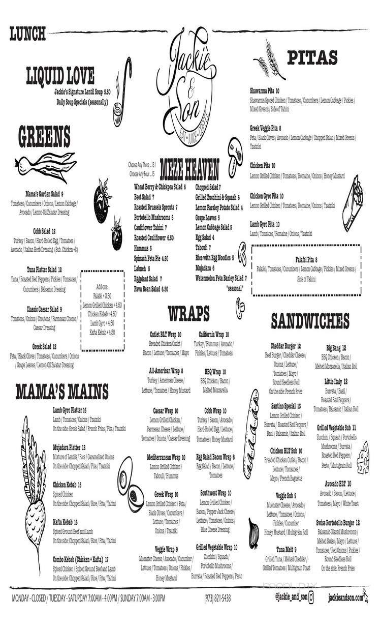 Menu page 2