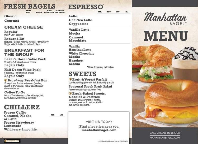 Menu page 1