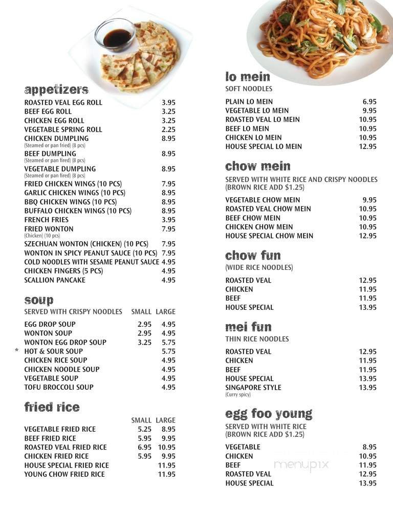 Menu page 1