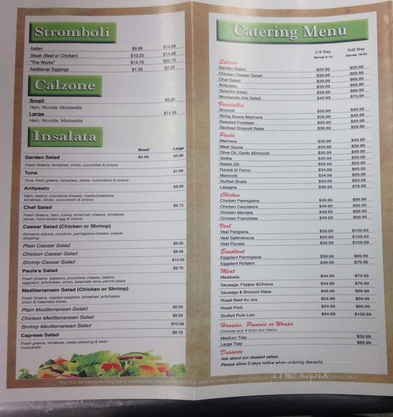 Menu page 2