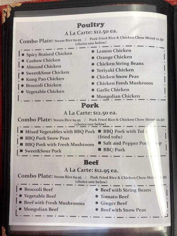 Menu page 2