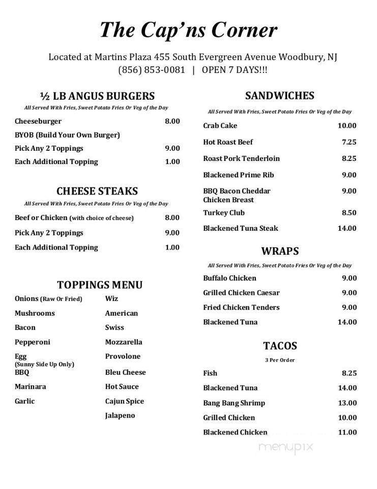 Menu page 2