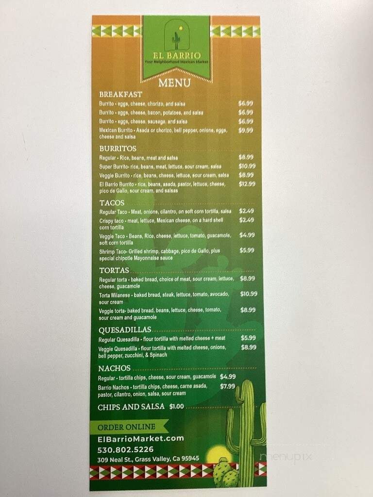 Menu page 2