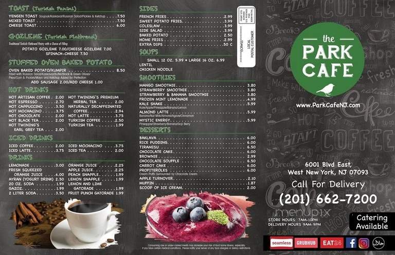 Menu page 1