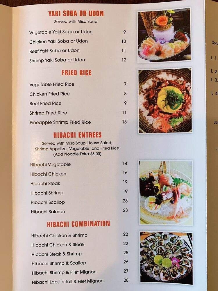 Menu page 2