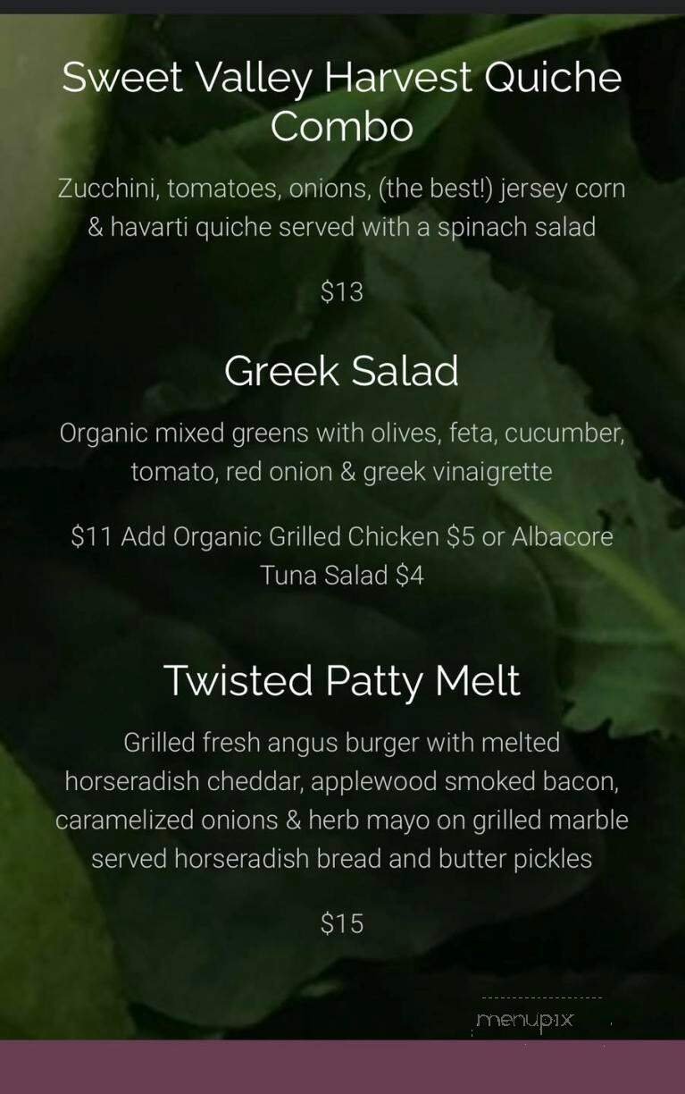 Menu page 2
