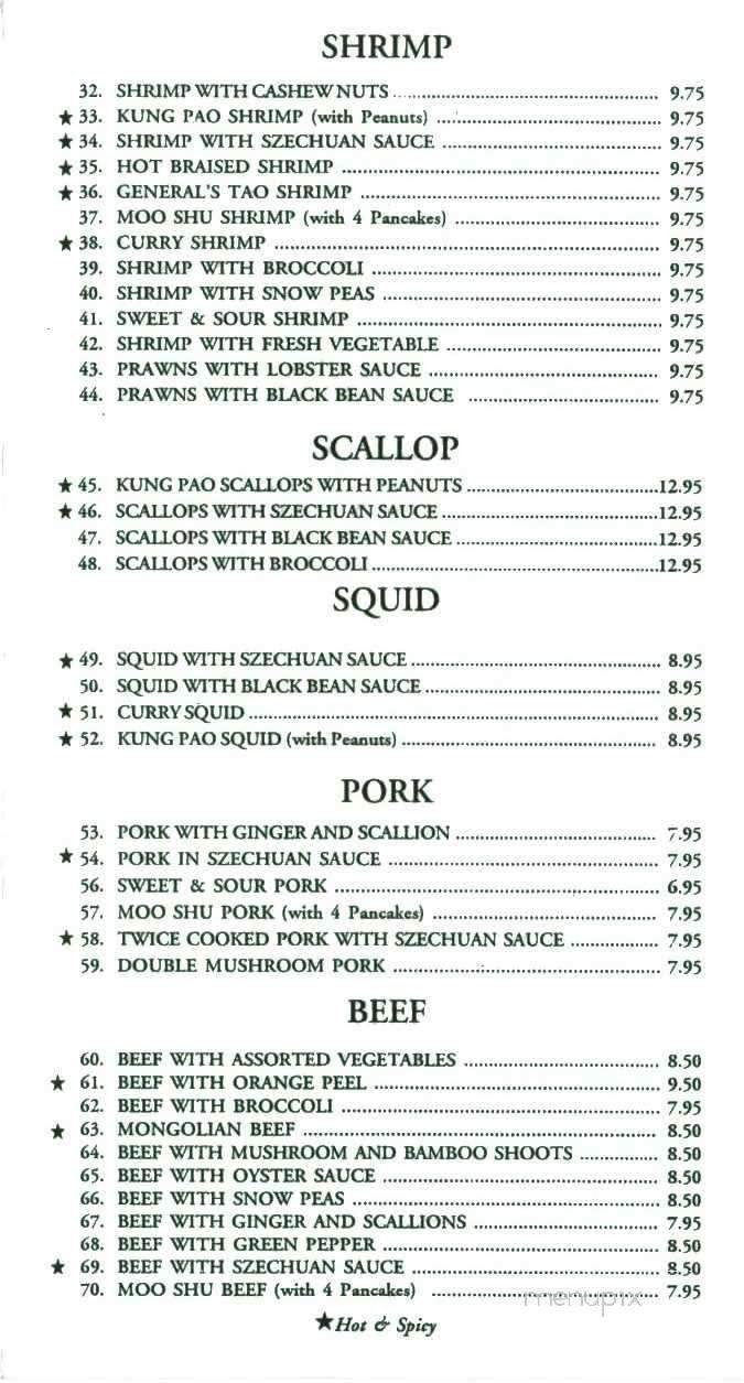 Menu page 3
