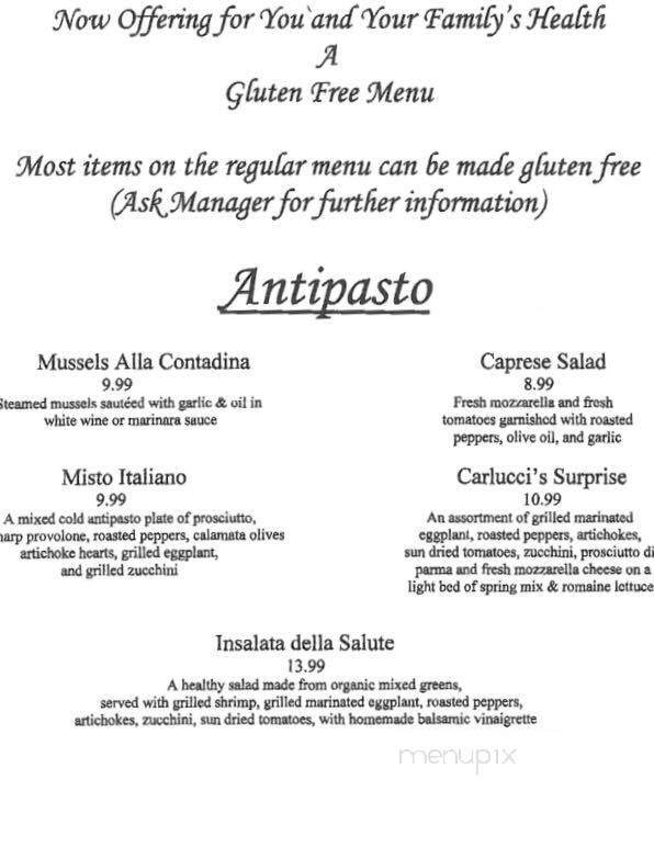 Menu page 1