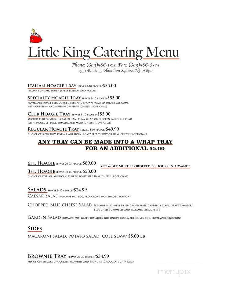 Menu page 1