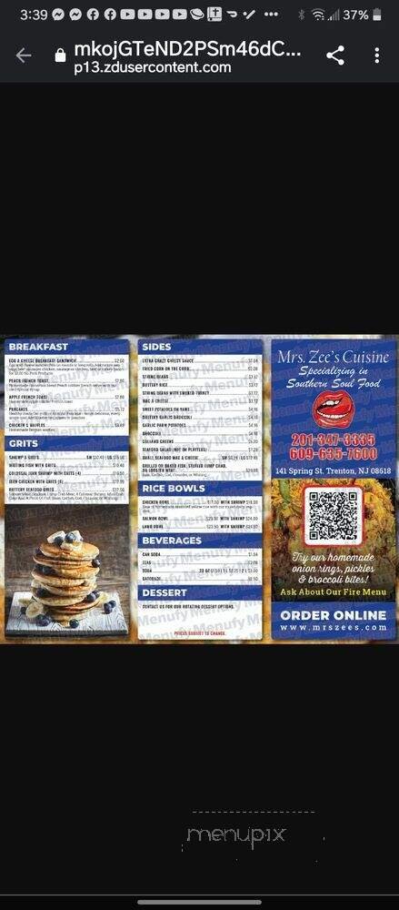 Menu page 2