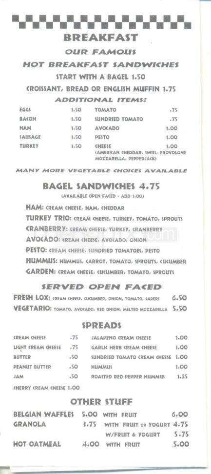 Menu page 2