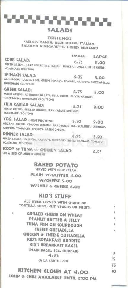 Menu page 4