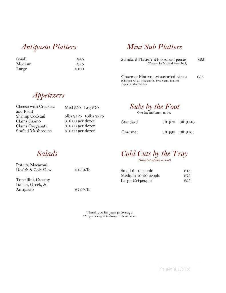 Menu page 2