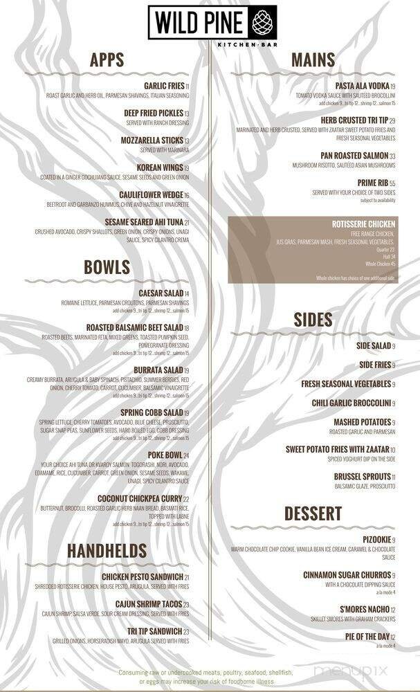 Menu page 1