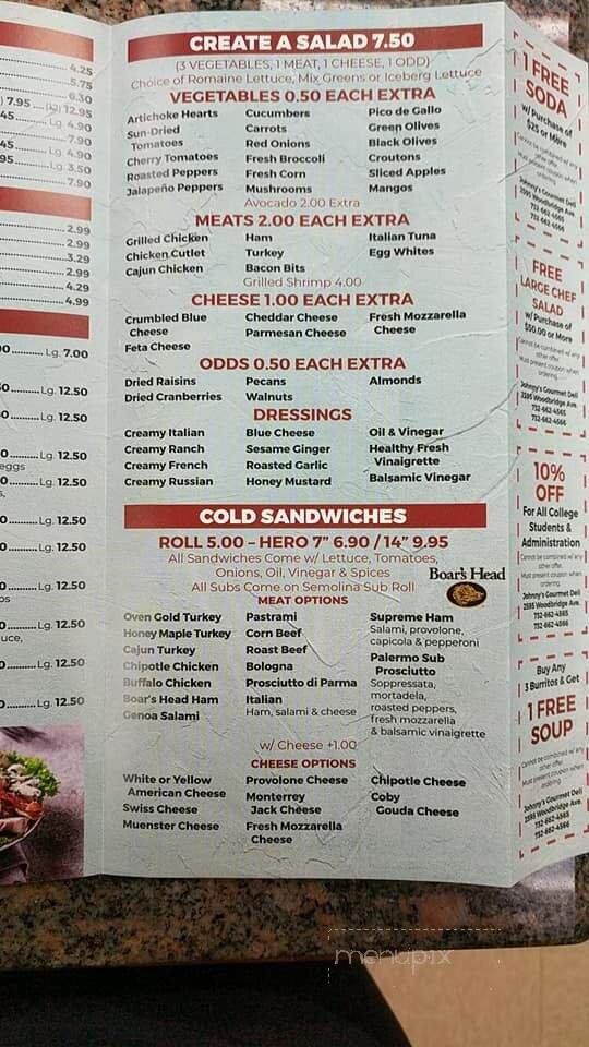 Menu page 2