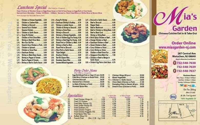 Menu page 2
