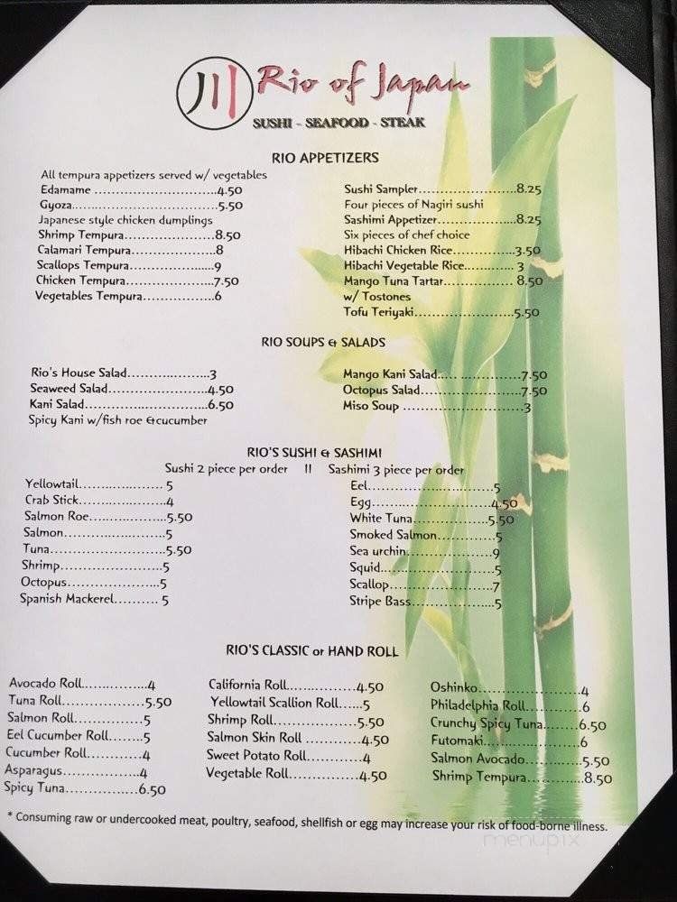 Menu page 2