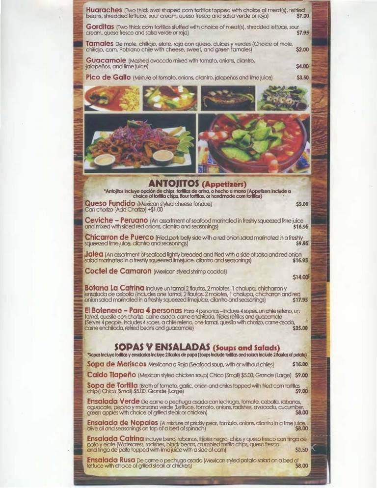 Menu page 2