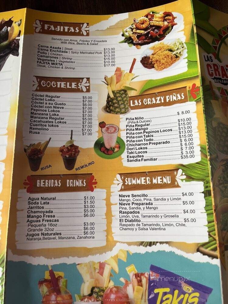 Menu page 2