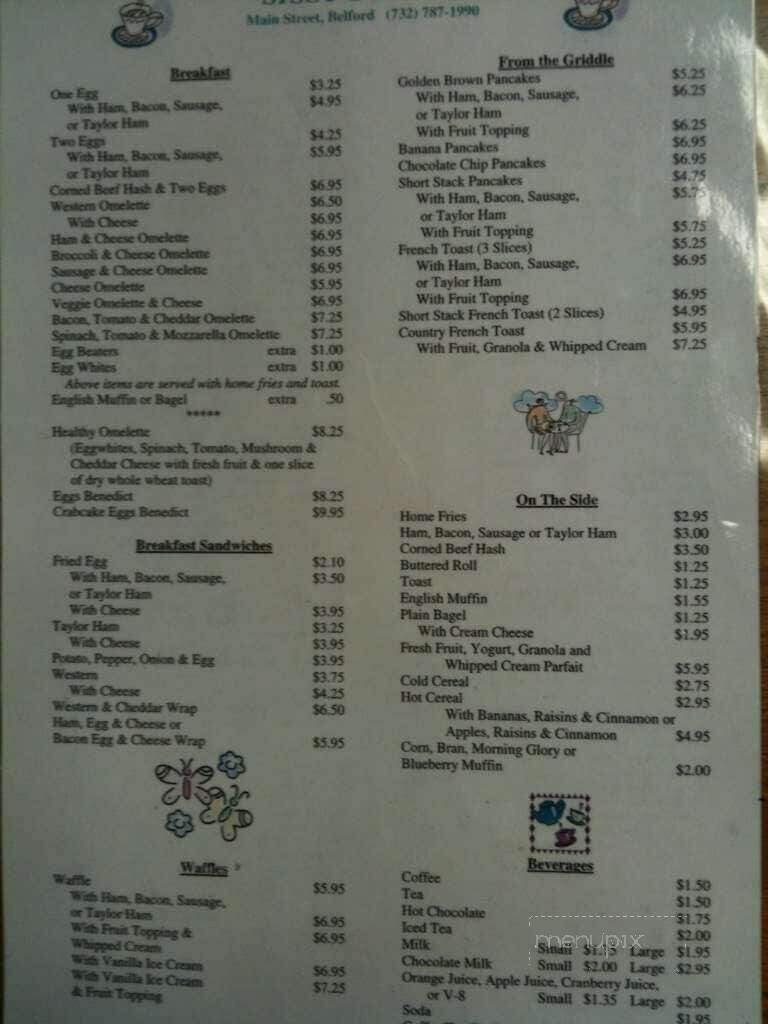 Menu page 1