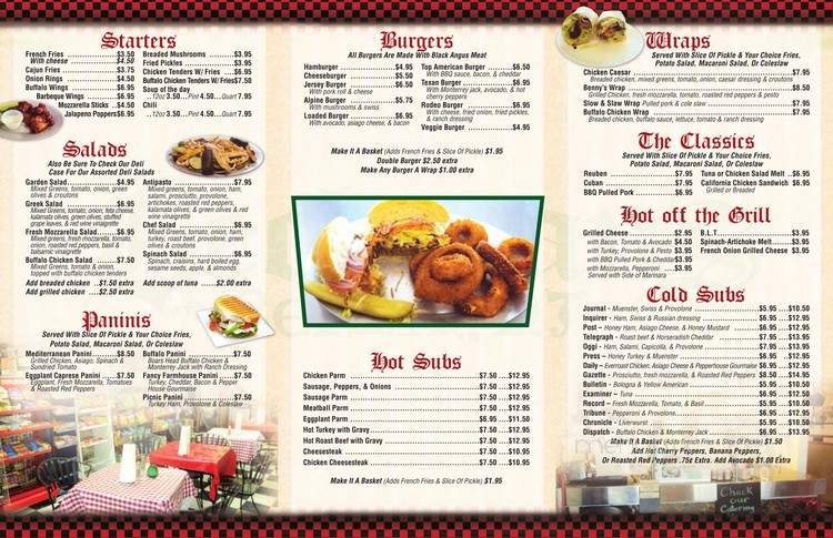 Menu page 2