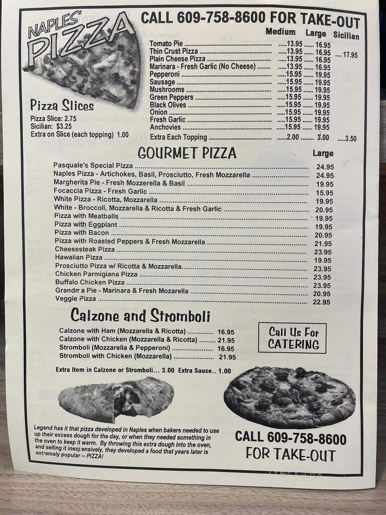 Menu page 1