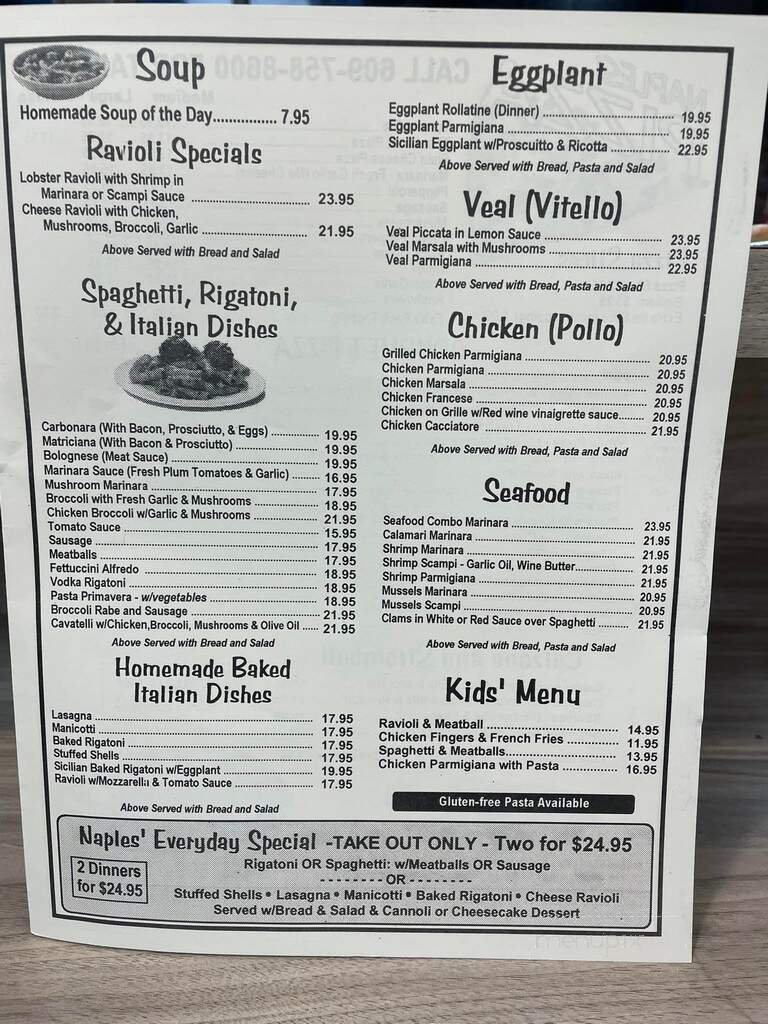 Menu page 2