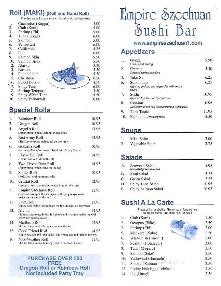 Menu page 2