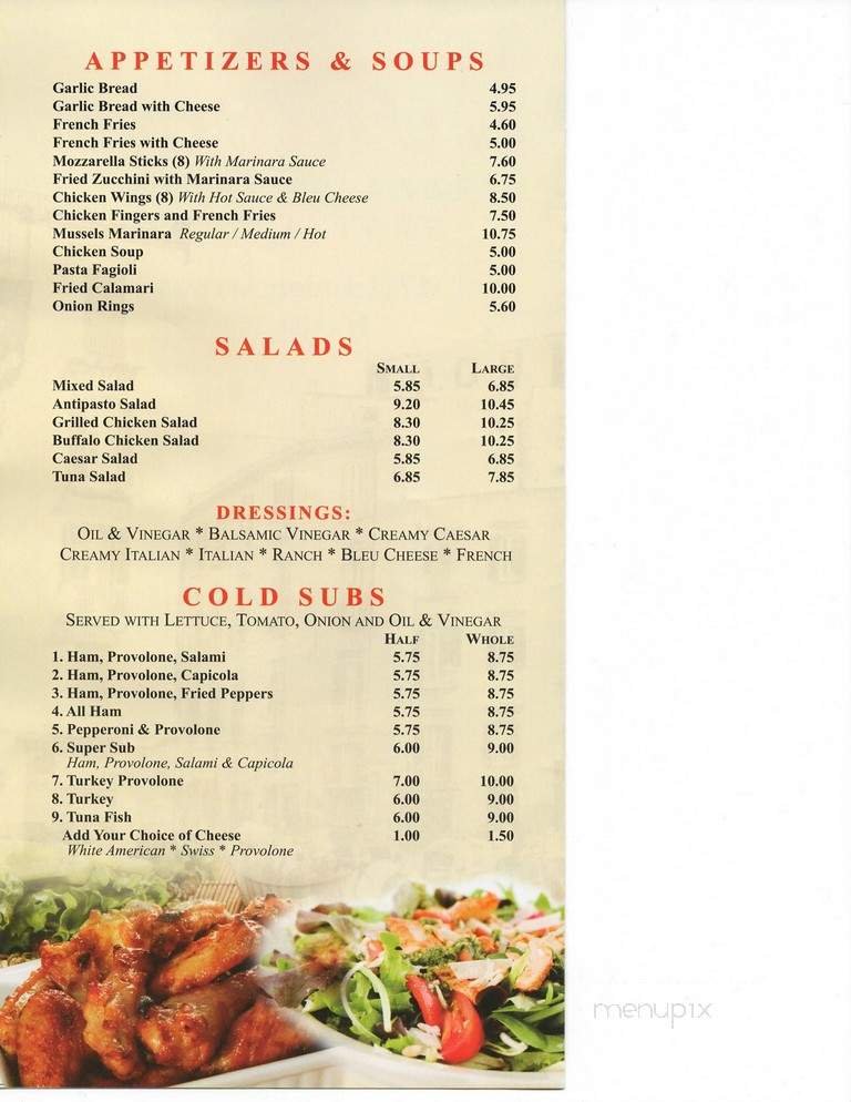 Menu page 2