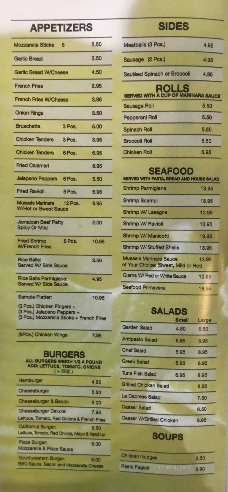 Menu page 2