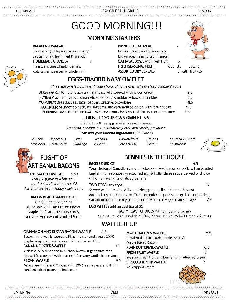 Menu page 1