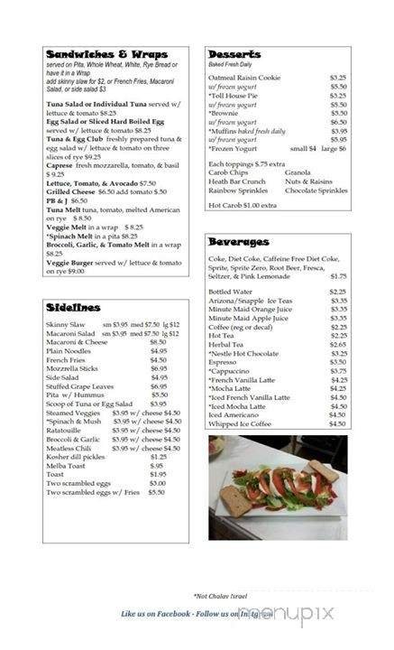 Menu page 1