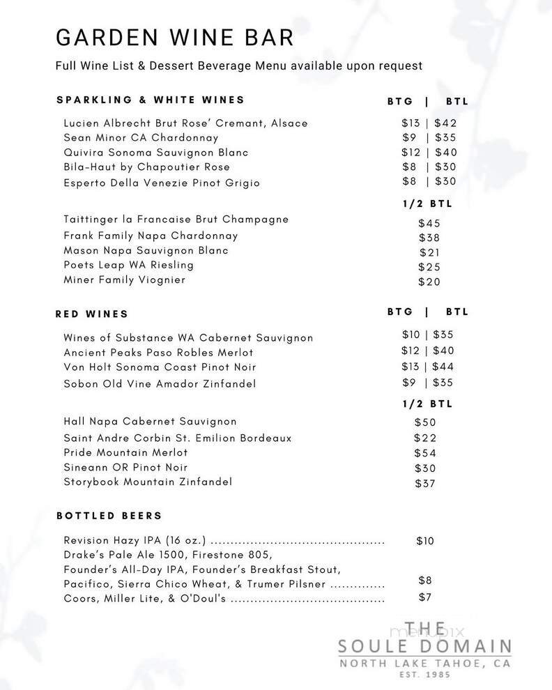 Menu page 2