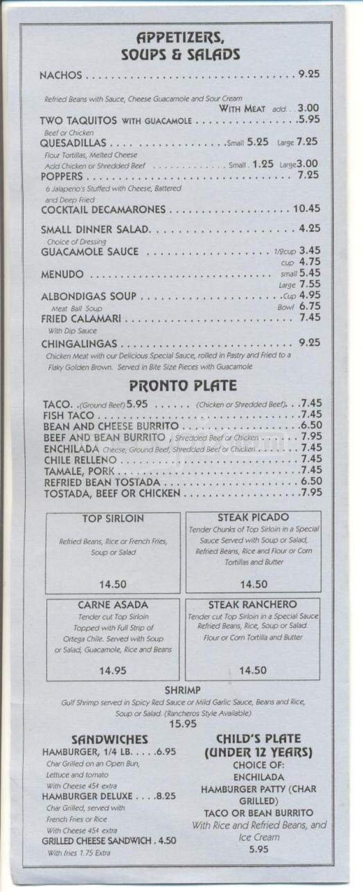 Menu page 2