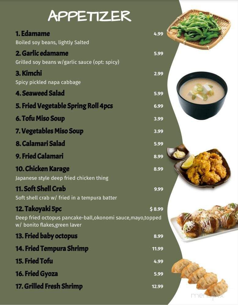 Menu page 2