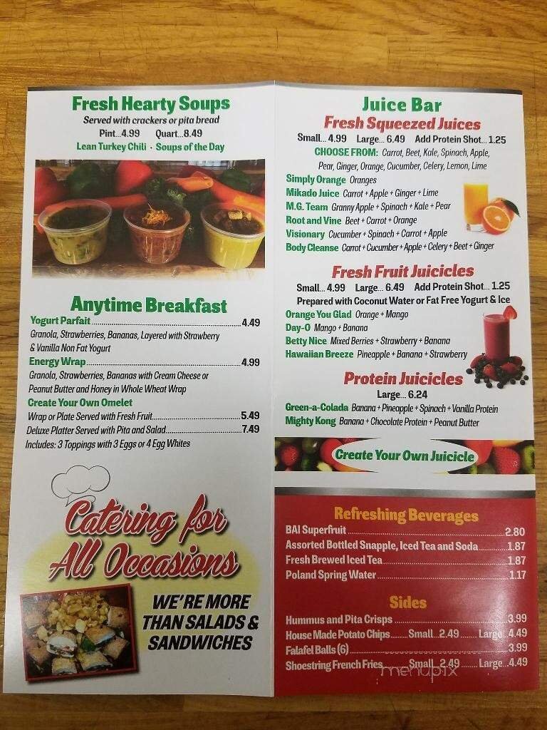 Menu page 2