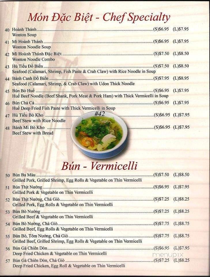 Menu page 3