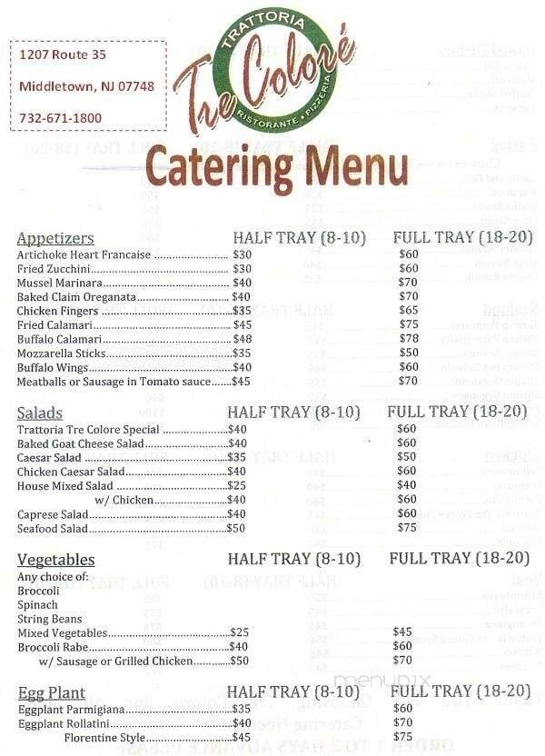 Menu page 1
