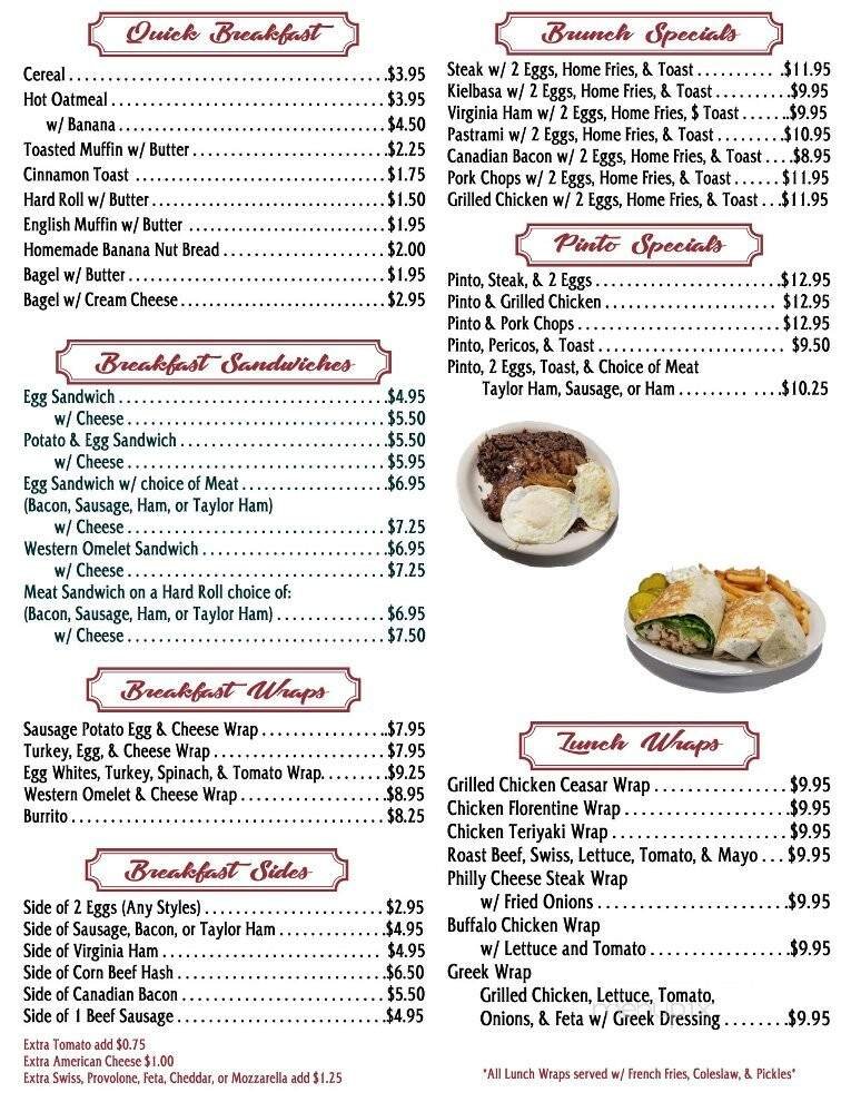 Menu page 2