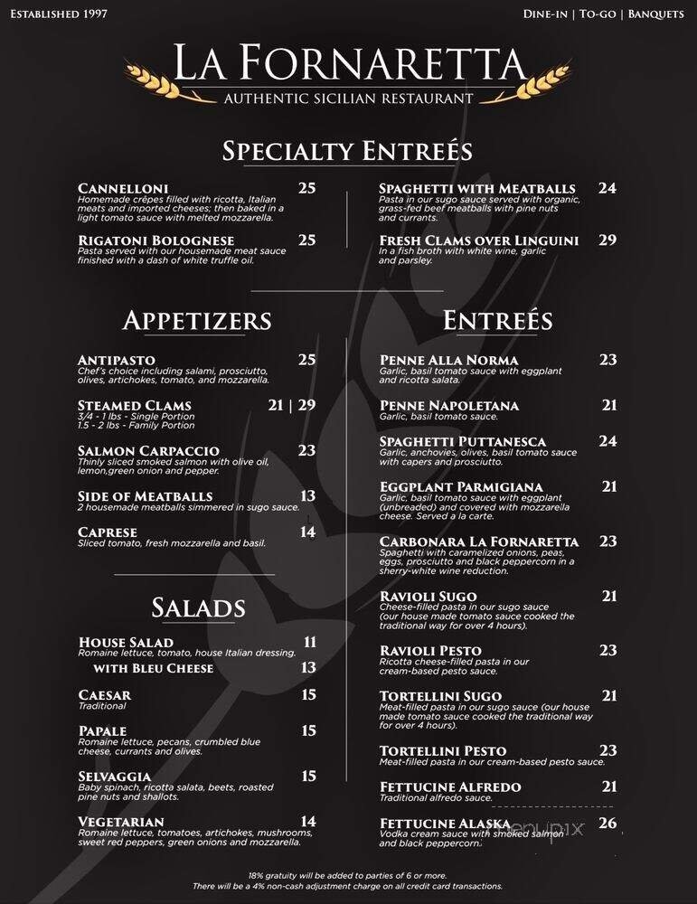 Menu page 6