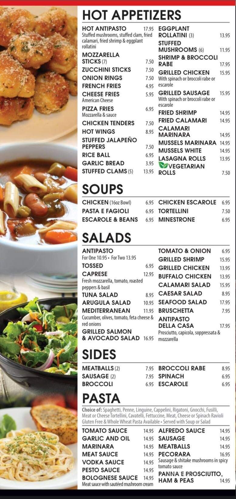 Menu page 1