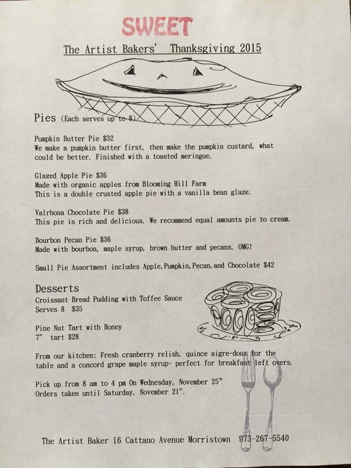 Menu page 1